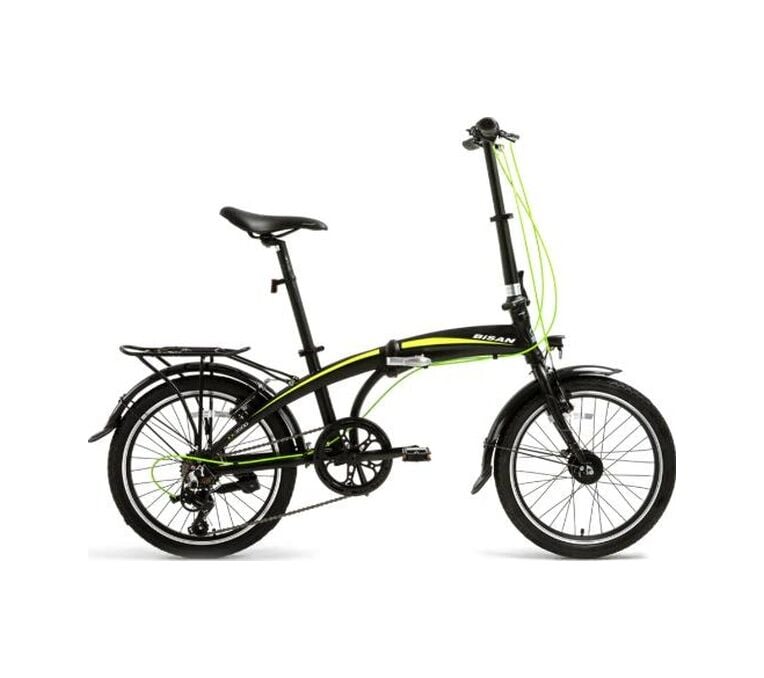 Bisan Fx 3500-trn 7 Vites Siyah Sarı Katlanır Bisiklet Siyah - Sarı