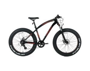 Bisan Savage Ft1 Deore Siyah Kırmızı Fatbike Kalın Teker Bisiklet Siyah - Kırmızı