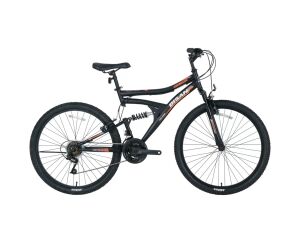 Bisan Mts 4300 V Fren 21 Vites 24 Jant Dağ Bisikleti Çift Amortisörlü Siyah Turuncu 38 Kadro Siyah - Turuncu