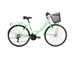 Bisan Lotus Şehir Bisikleti Mint Yeşil 21 Vites 26 Jant 44 Cm Kadro Blc Çok Renkli