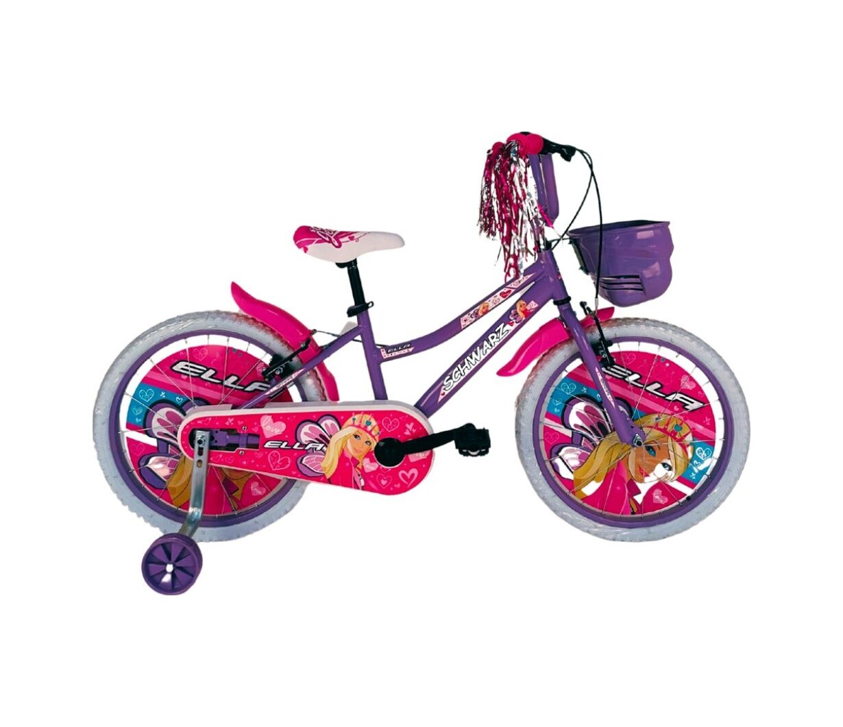 Bisan Kız Çocuk Bisikleti Mor Ella 20 Jant Blc Mor